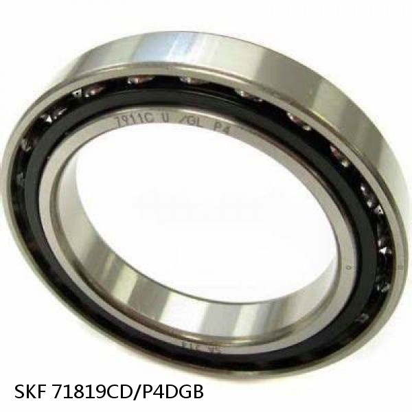 71819CD/P4DGB SKF Super Precision,Super Precision Bearings,Super Precision Angular Contact,71800 Series,15 Degree Contact Angle